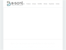 Tablet Screenshot of bisote.com.br